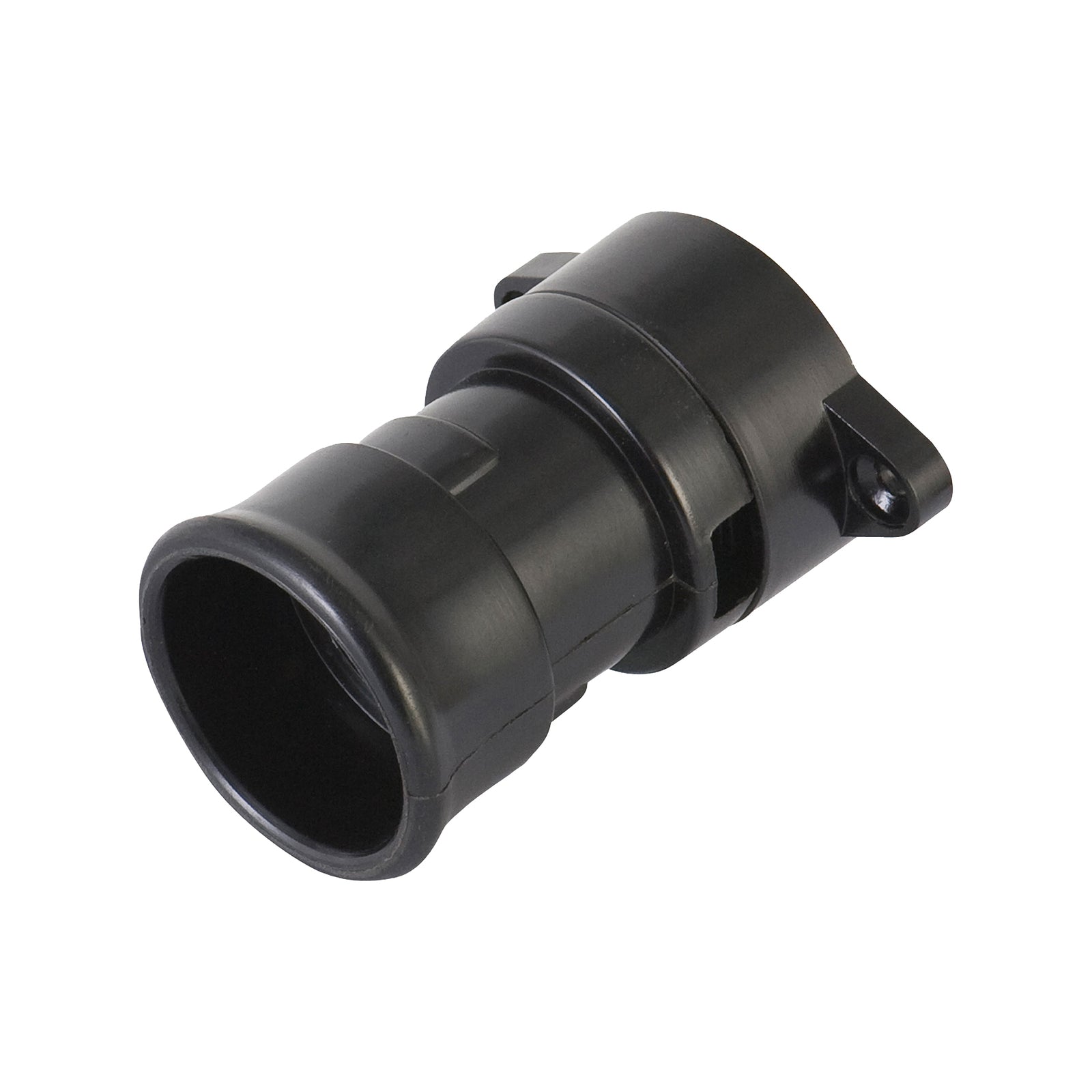 DETA Black Festoon Lamp Holder B22 Bayonet Polyester 240V 6316B