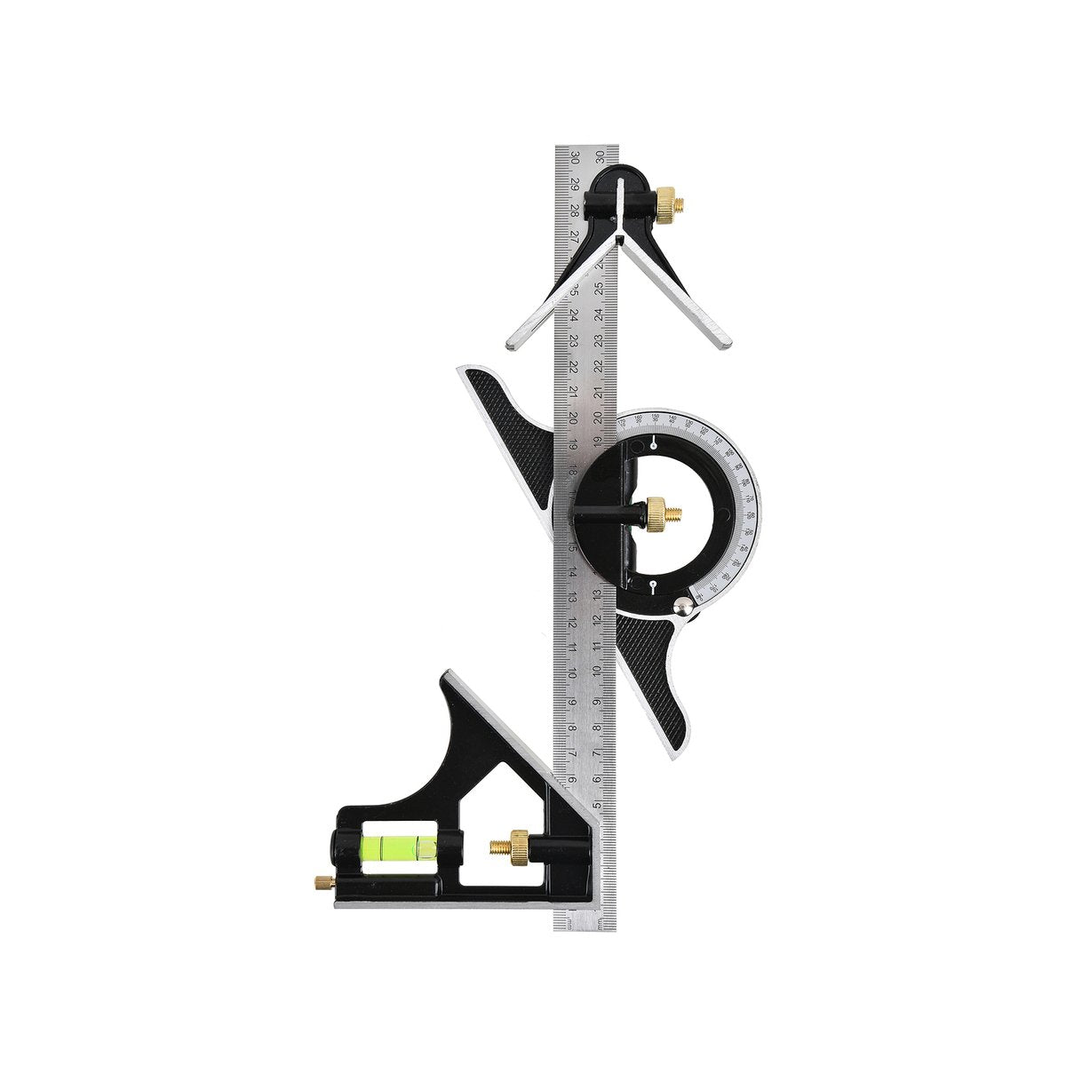 Trojan 300mm Stainless Steel Multi-Function Combination Square