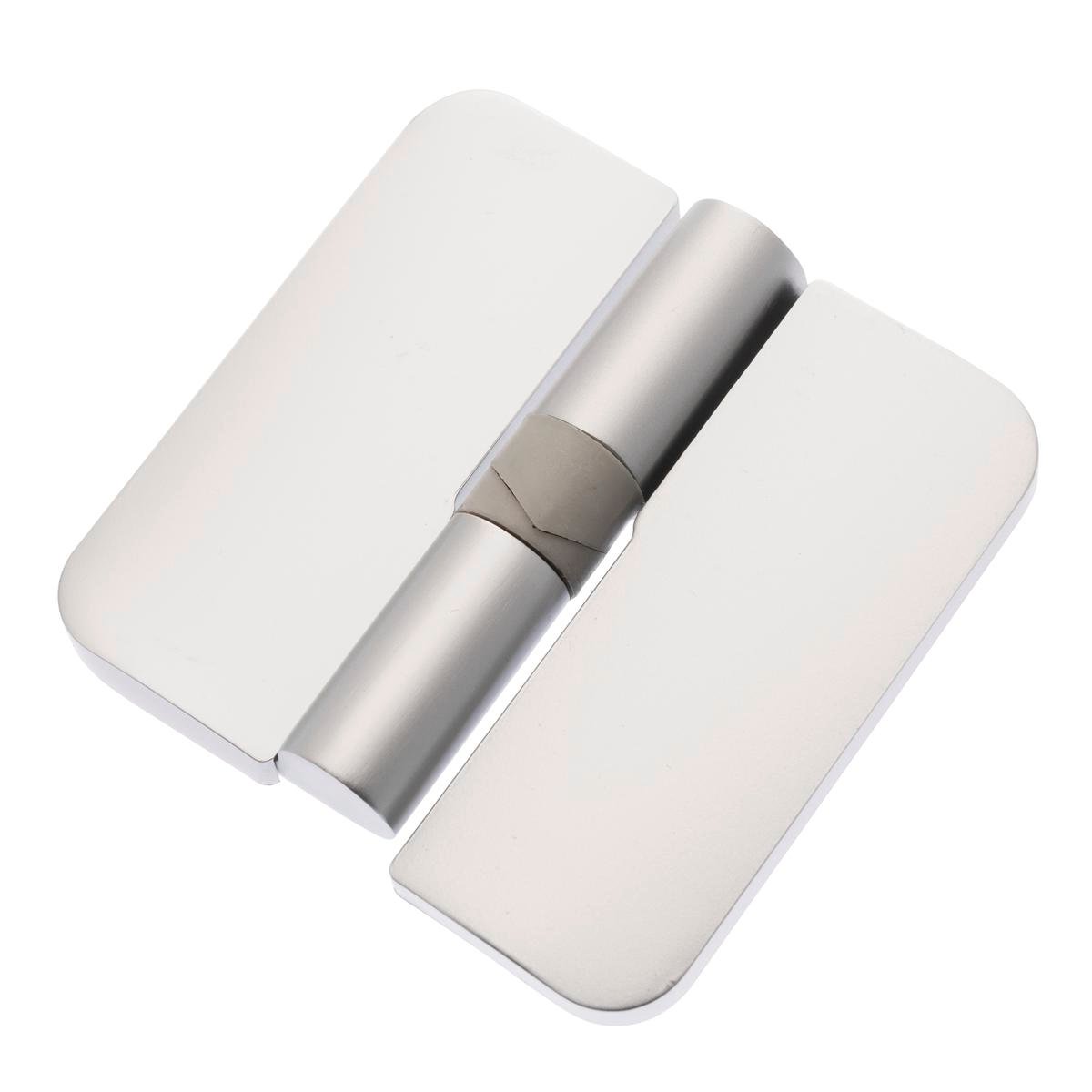 Lane 82 x 80 x 6mm Aluminium Left Hand Hold Closed Gravity Hinge 2 Pack Pearl
