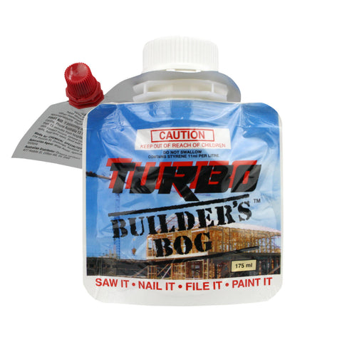 Turbo 175ml Builders Bog Flexipack - Beige Polyester Filler
