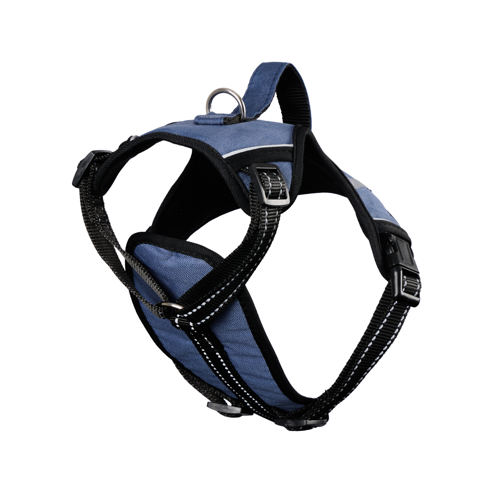 Happy Tails Explorer Dog Harness Medium, Adjustable 56-69cm, Reflective Padded