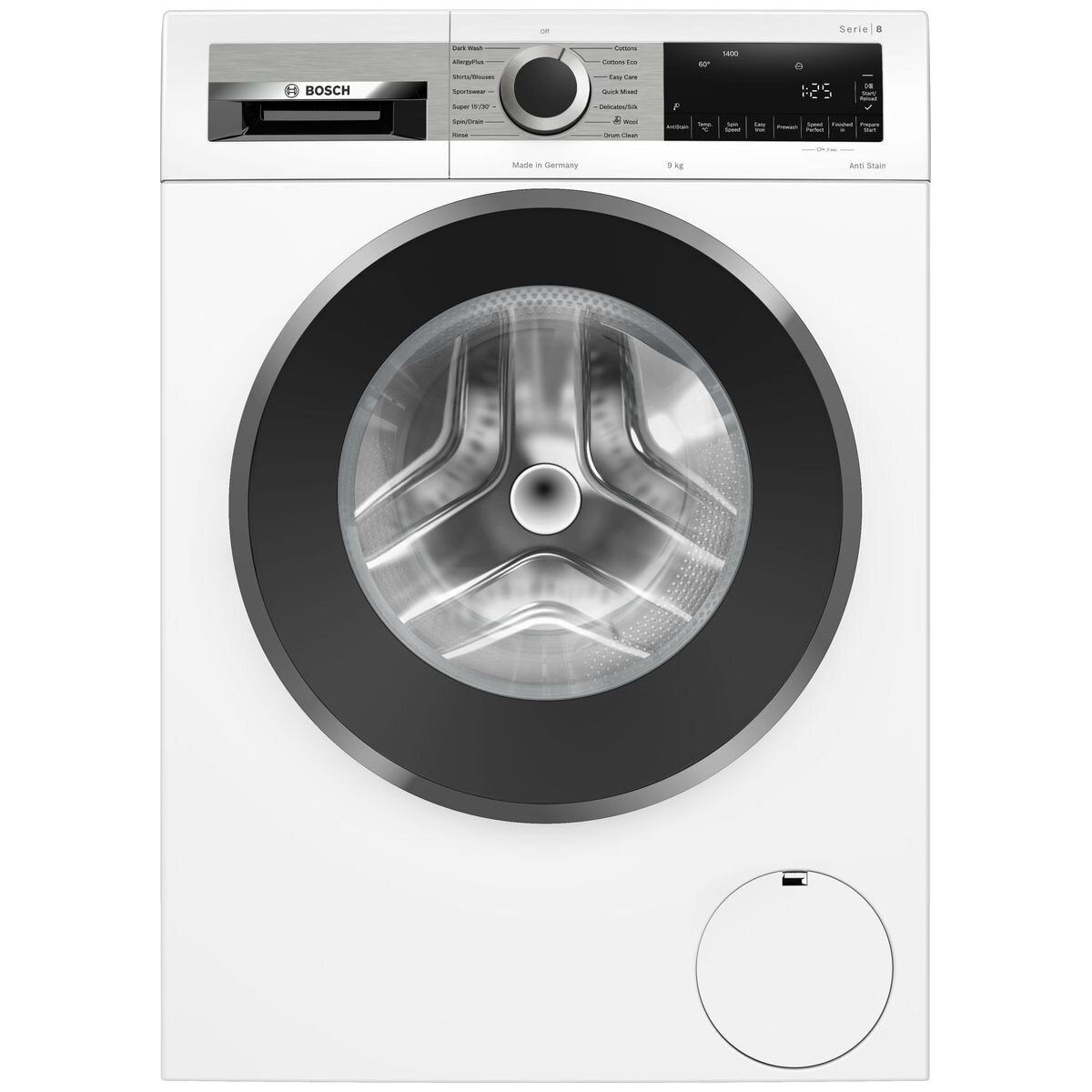 Bosch Series 8 9kg Front Load Washing Machine - AllergyPlus, AntiStain, 5 Star Energy - WGG24403AU