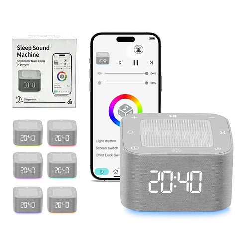 White Noise Machine - 32 Non-Looping Sounds, Memory Function