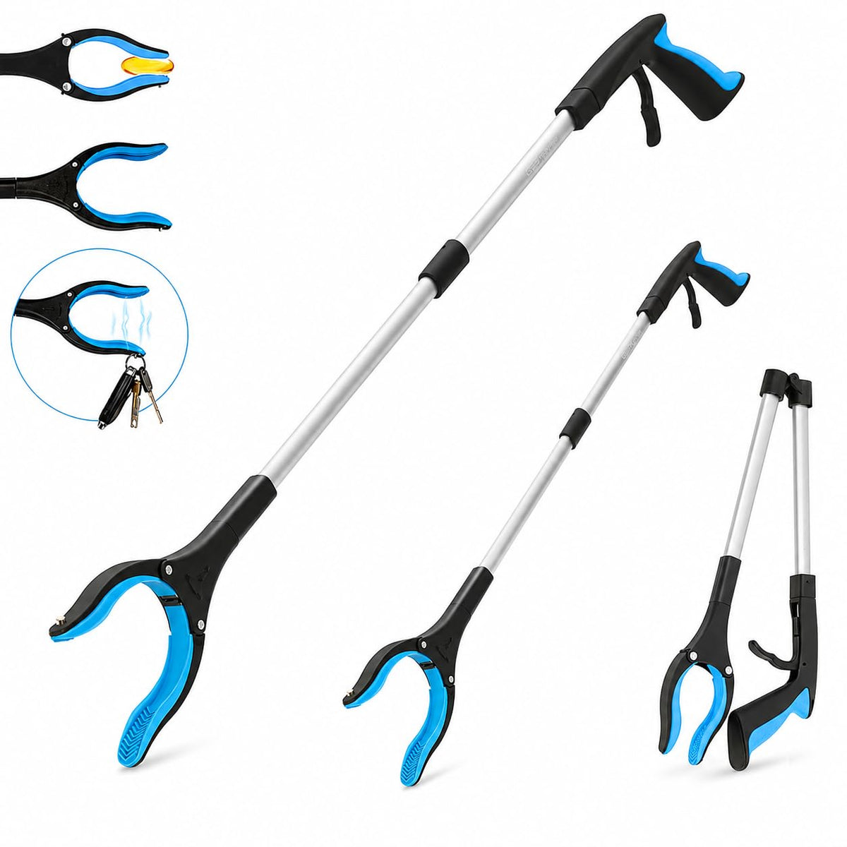 Foldable Grabber Reacher Tool 32" - Single