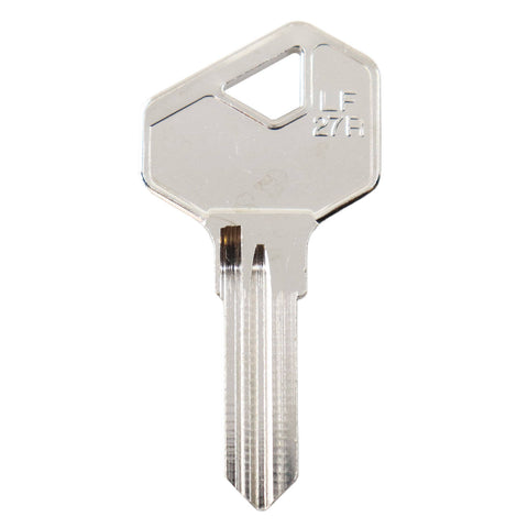 EHI LF27 49mm Silver Blank Key, Nickel Plated Brass
