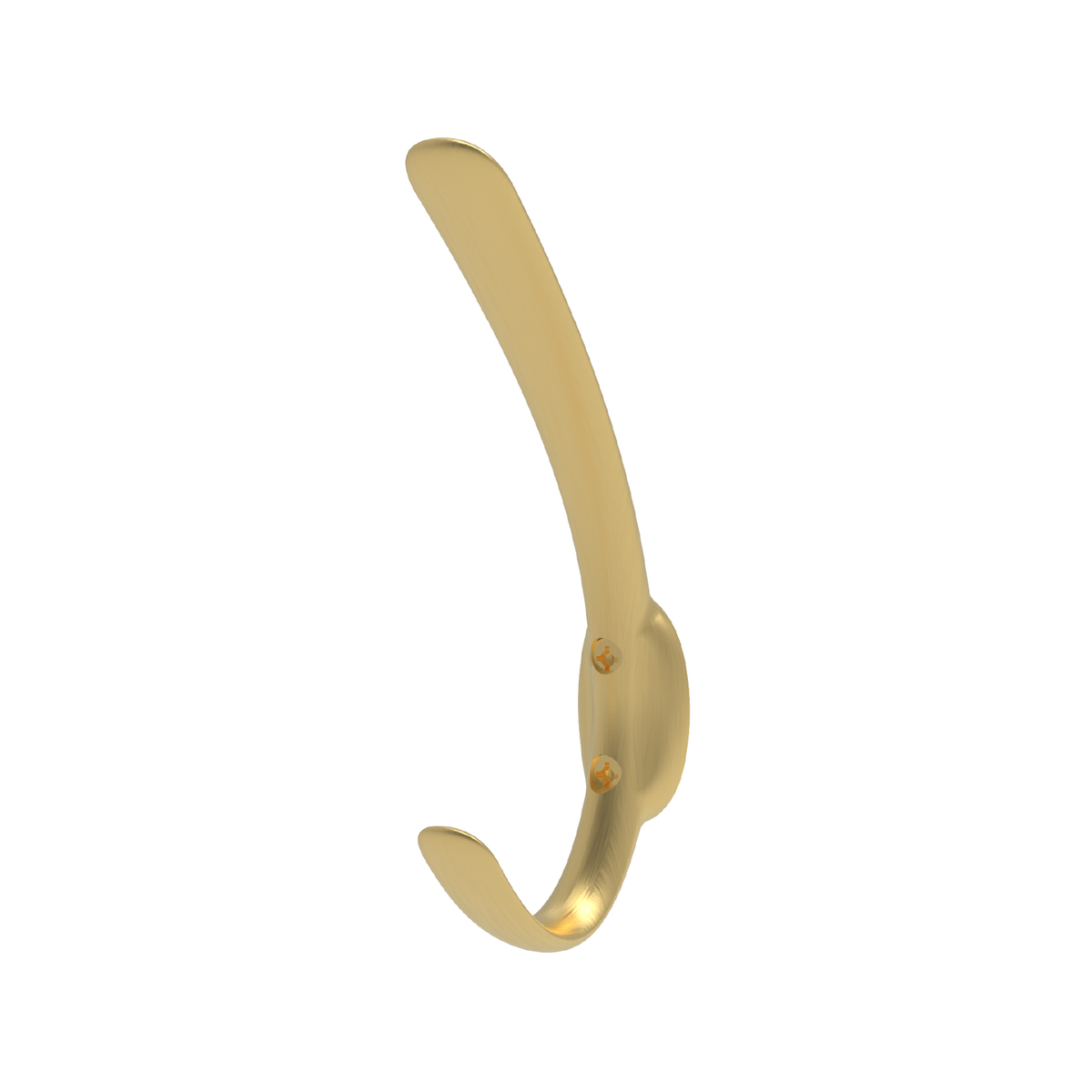 MODE Single Brushed Brass Hat & Coat Hook