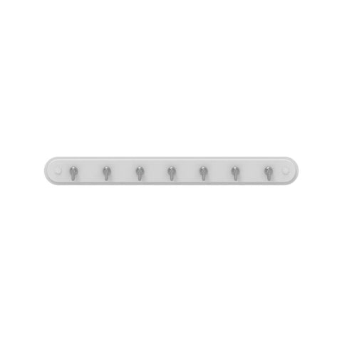 Mode Perma Key Rack - 7 Chrome Hooks - White - Durable - Easy Install - SuperSaverAU - view 1