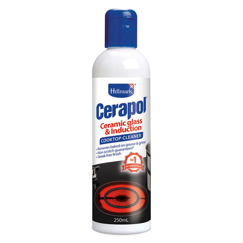 Hillmark Cerapol Ceramic Cooktop & Stove Cleaner, Non-Scratch, 250ml