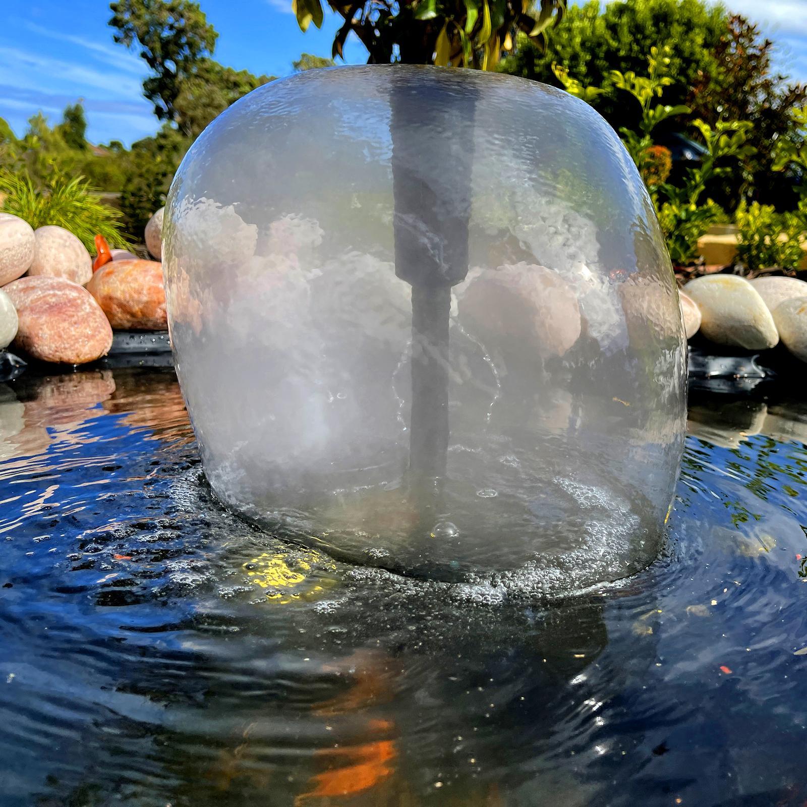 Aquapro Mist Maker with Multi-Coloured LED Light, Submersible Water Feature Mister