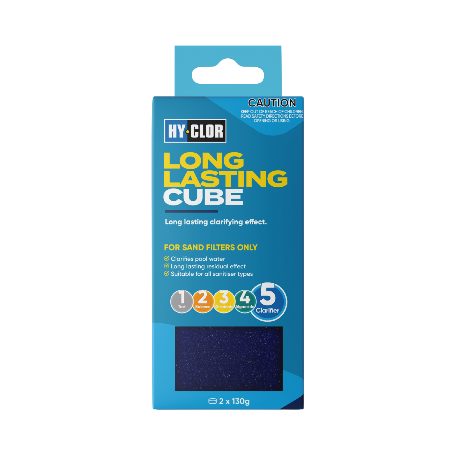 Hy-Clor Longer Lasting Pool Cubes 2 Pack Water Clarifier