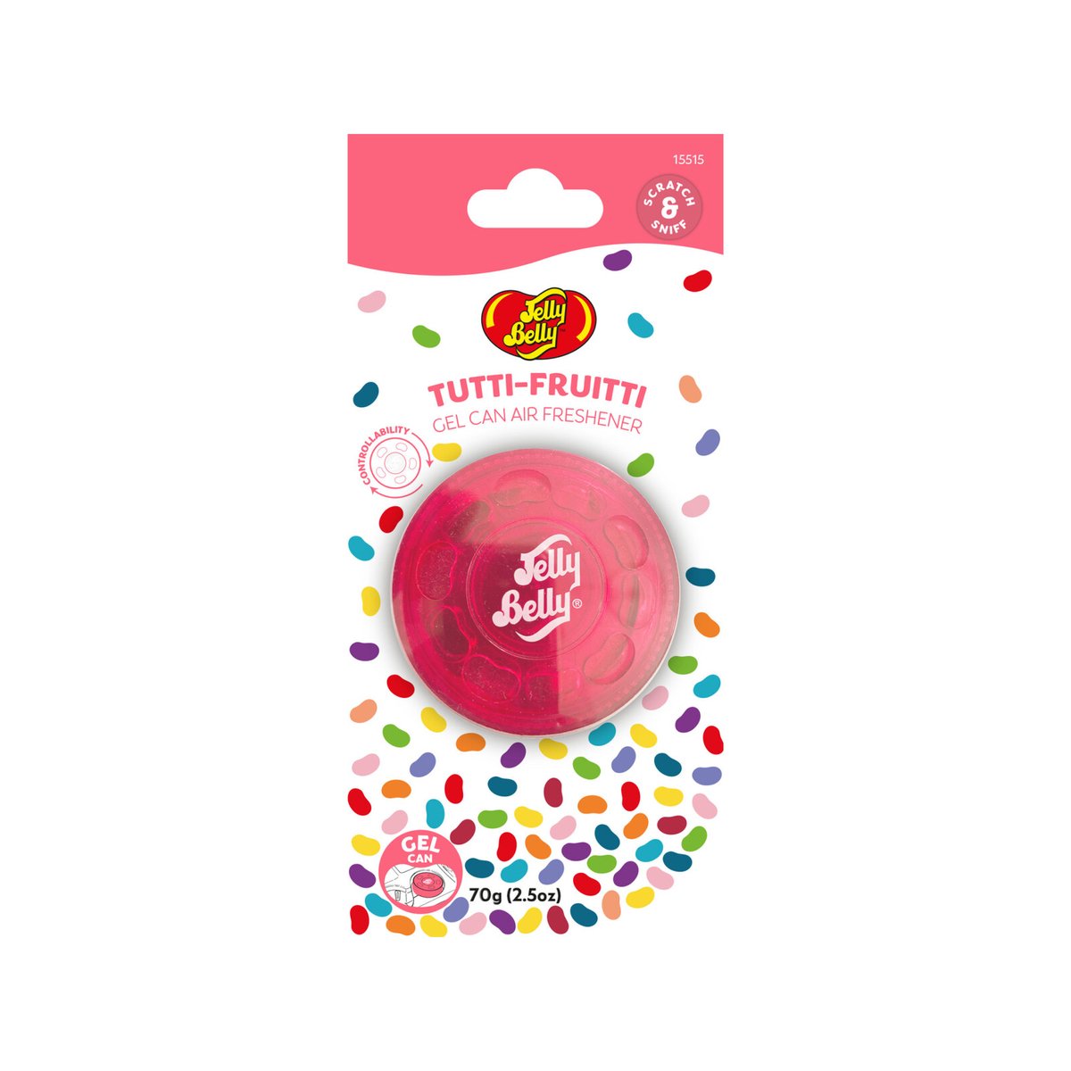 Jelly Belly Tutti Fruitti Gel Can Air Freshener 1 Pack
