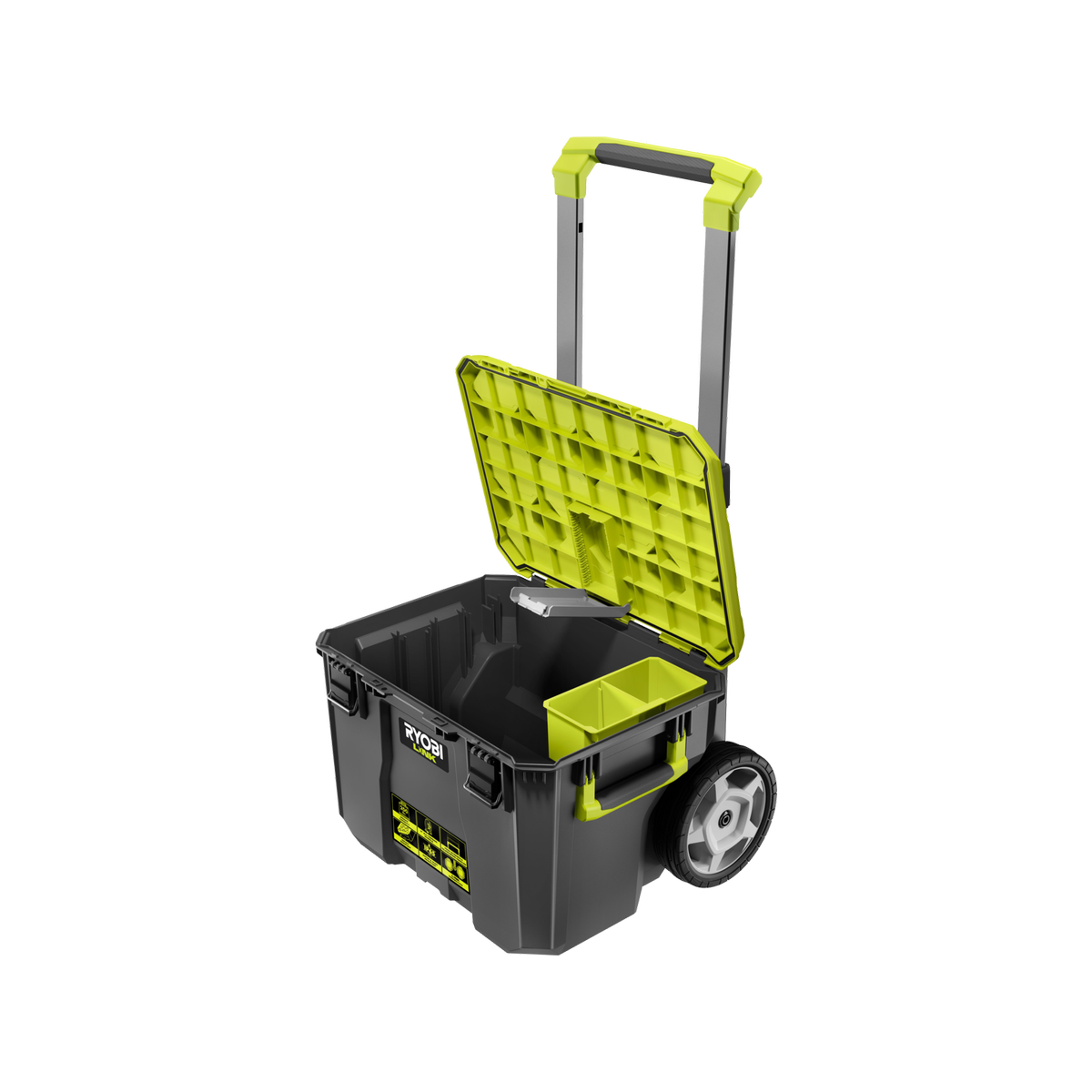 Ryobi Link Rolling Toolbox - Modular Storage Solution 508mm x 755mm - Durable, Mobile - SuperSaverAU - view 3