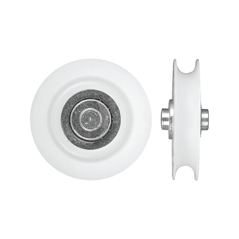 Rolltrak 36mm White Nylon Concave Roller - Patio Door