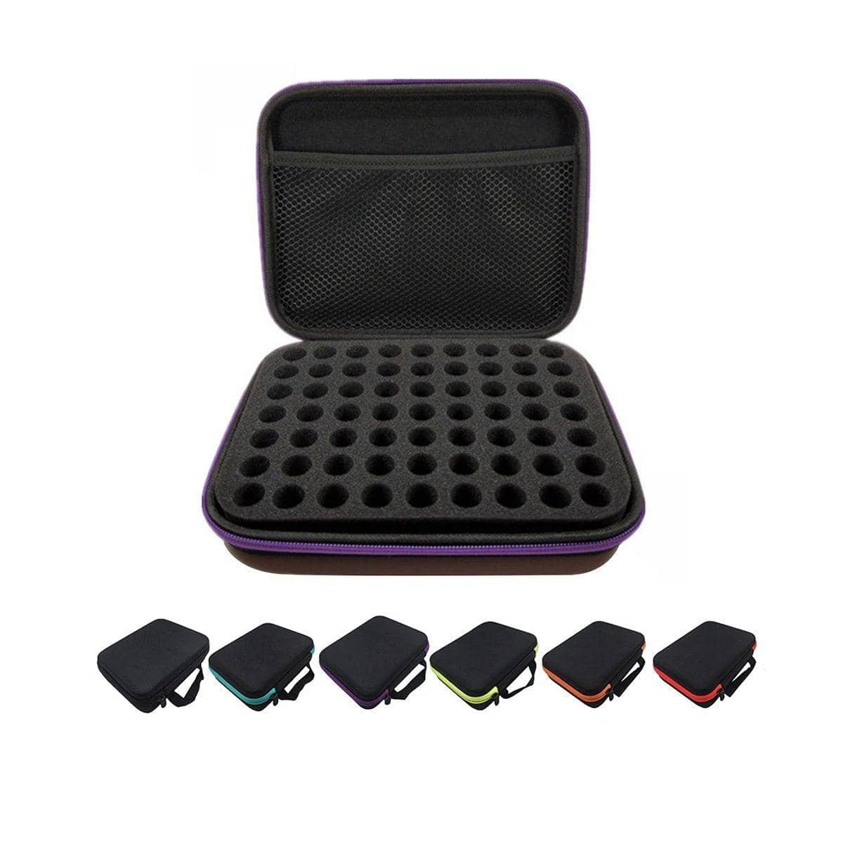 63 Slot Essential Oil Bottle Organiser Carry Bag - Black - view 3