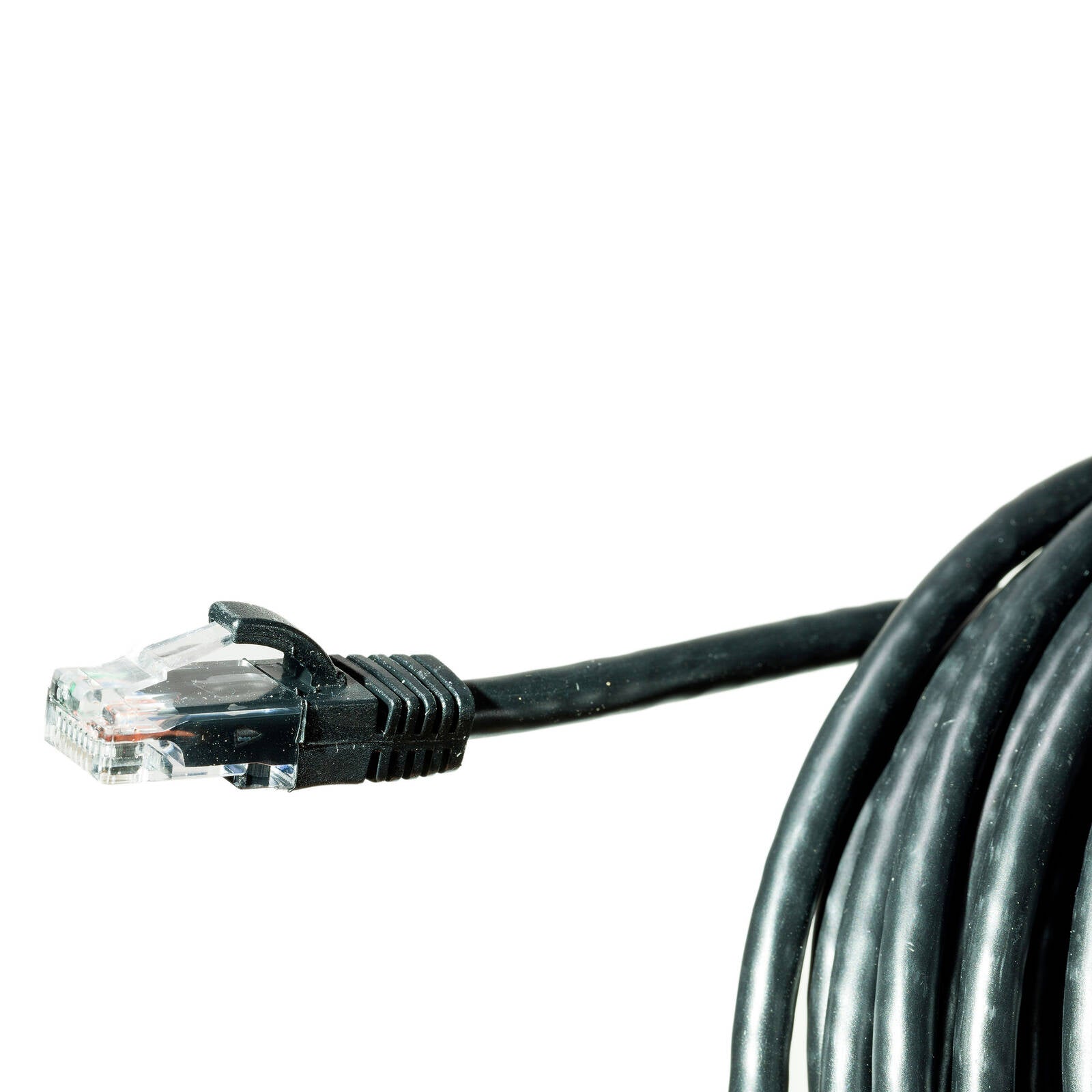 Legrand Cat6 RJ45 UTP Patch Lead 0.5m Black Snagless Network Cable