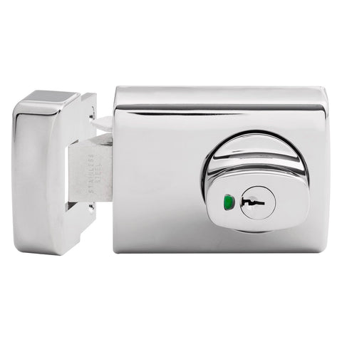 Lockwood 001 Double Cylinder Deadlatch, Satin Chrome Zinc Alloy