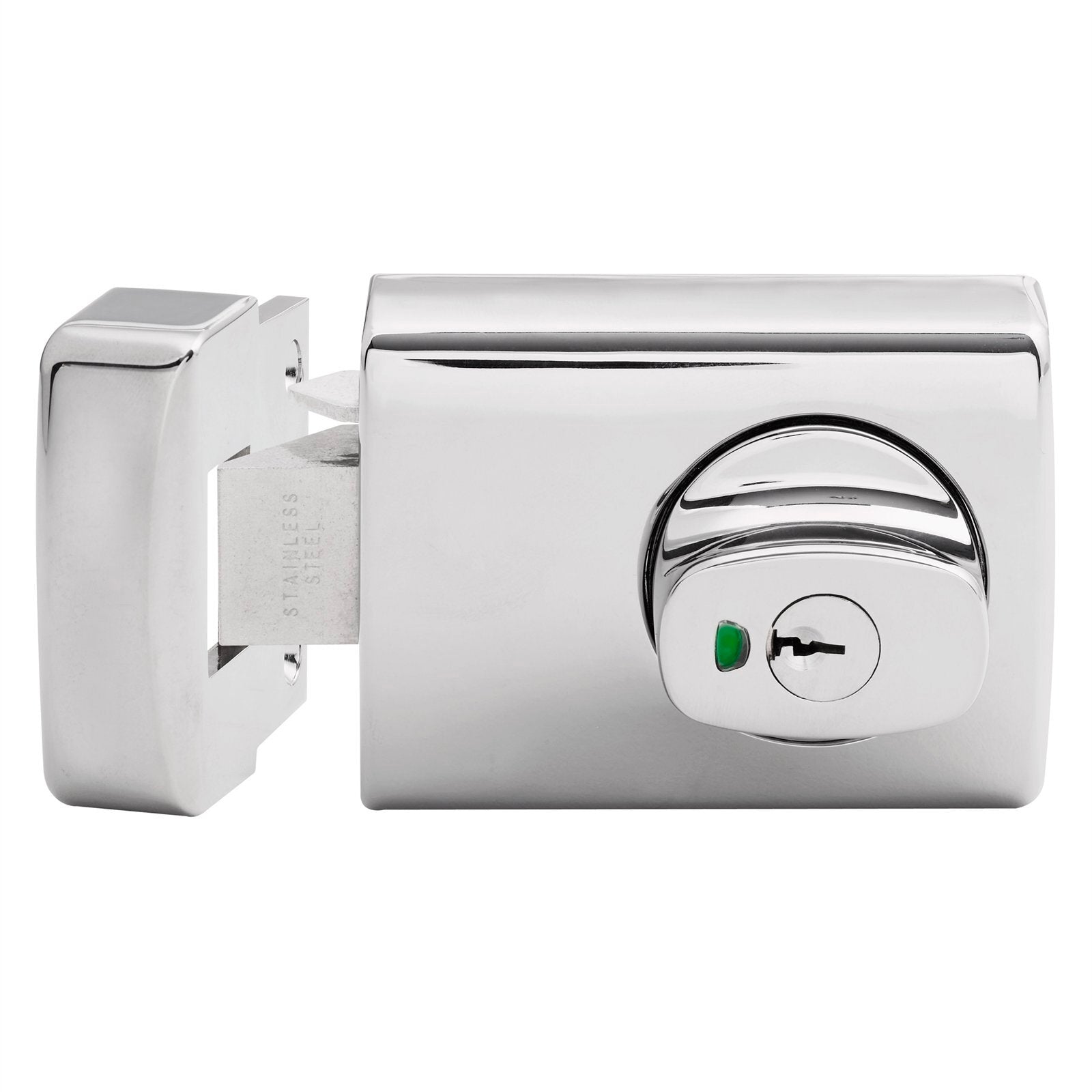 Lockwood 001 Double Cylinder Deadlatch, Satin Chrome Zinc Alloy