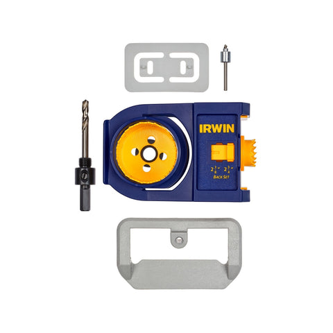 IRWIN Door Lock Installation Kit, Bi-Metal Hole Saw Set
