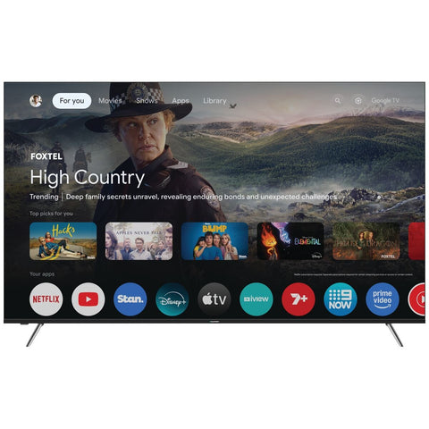 Blaupunkt 75 Inch 4K Mini LED Google TV - Dolby Vision, Dolby Atmos, Local Dimming - BP750USG60100