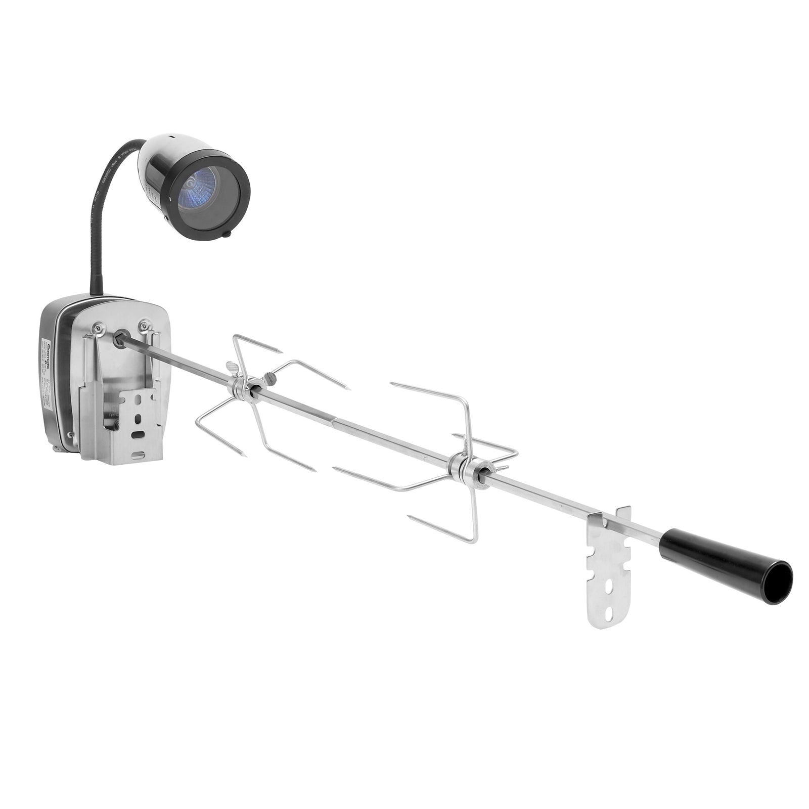 Gasmate GRT5 240V Rotisserie Kit with Light - Stainless Steel for 4 & 6 Burner BBQs