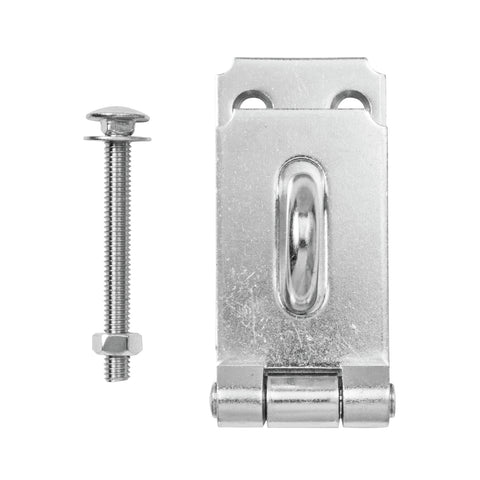 Pinnacle 180mm Zinc Plated Heavy Duty Hasp and Staple with Security Bolt