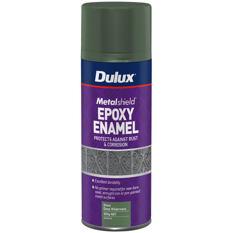 Dulux 300g Metalshield Epoxy Enamel Gloss Spray Paint Deep Wilderness