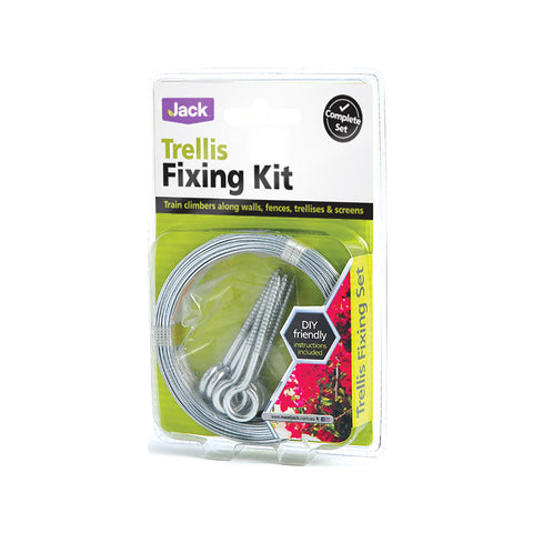 Jack Galvanised Steel Wire Trellis Fixing Set