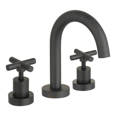 Mondella Black Matte Resonance Basin Set - 1/2 Turn - 245mm x 160mm - Water Efficient - SuperSaverAU - view 1