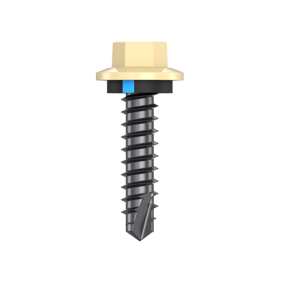 Bremick Vortex Plus 6.2 x 25mm Hex Cladding Screws B8 Classic Cream - 100 Pack
