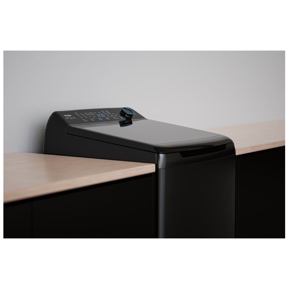 Haier 10kg Top Load Washing Machine - Black Finish, UV Sanitise, Direct Drive Motor - HWT10ADB1
