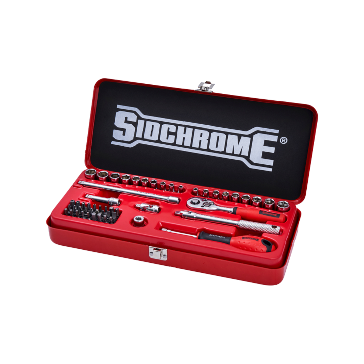 Sidchrome 53 Piece 1/4" Drive Metric & AF Socket Set