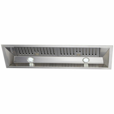 Schweigen 90cm Stainless Steel Undermount Rangehood - Push Button Controls, 1080m³/h - WINU-9
