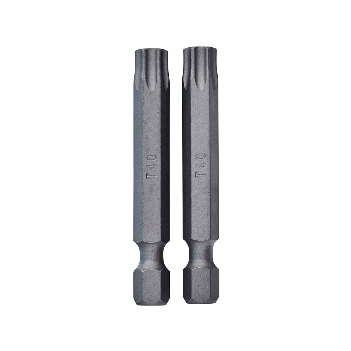 Irwin 50mm TX40 S2 Steel Power Bits 2 Pack, Magnetic Tip