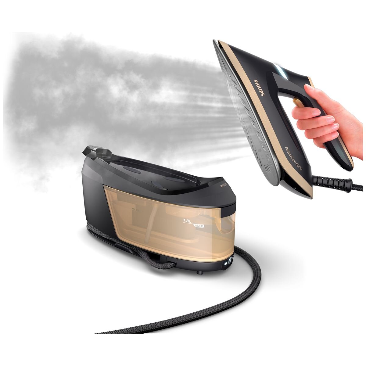 Philips PerfectCare 6000 Series Steam Generator 2400W - 8bar Pressure, 600g Boost, 1.8L Tank - PSG6064-80
