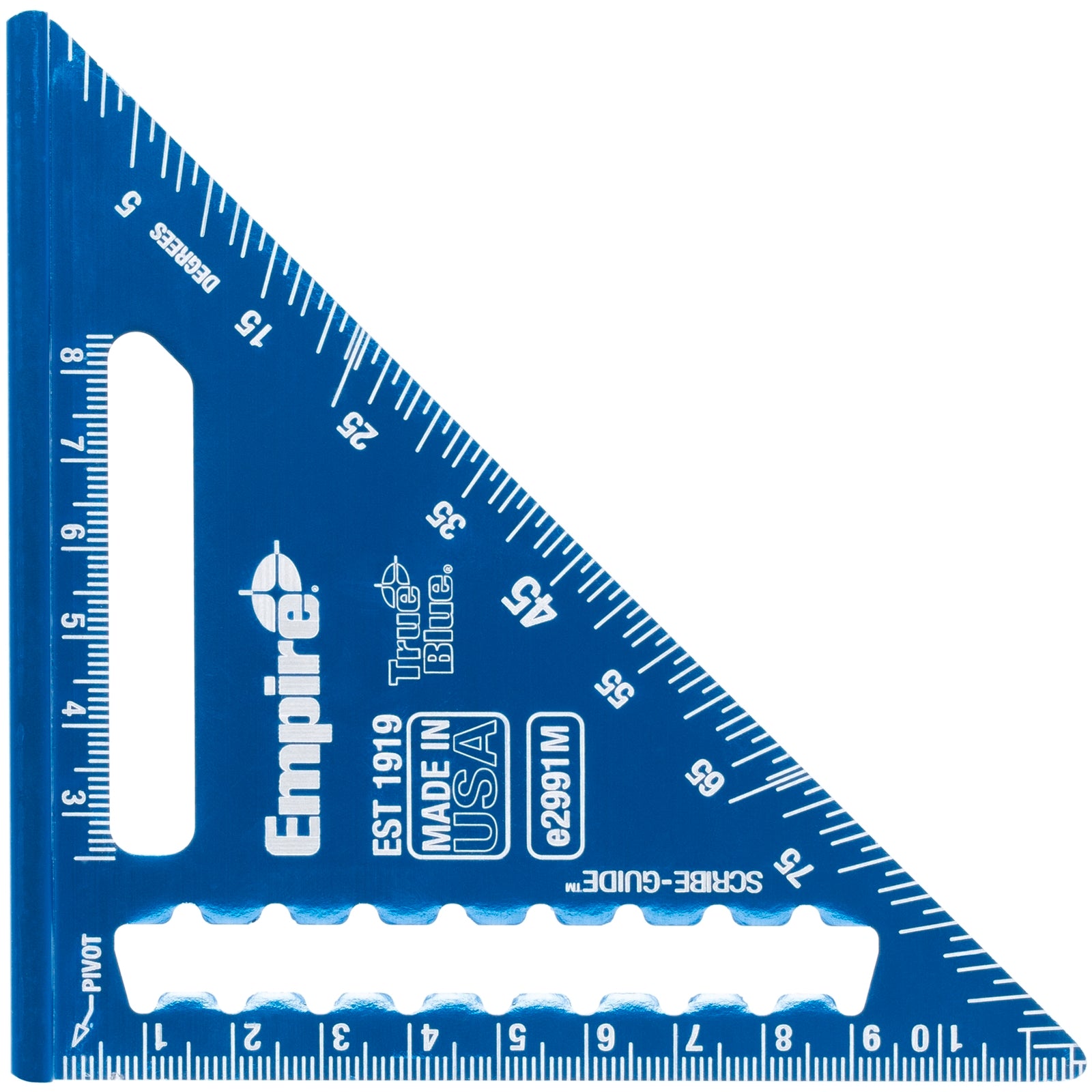 Empire True Blue 120mm Hi-Vis Mini Laser Etched Rafter Square