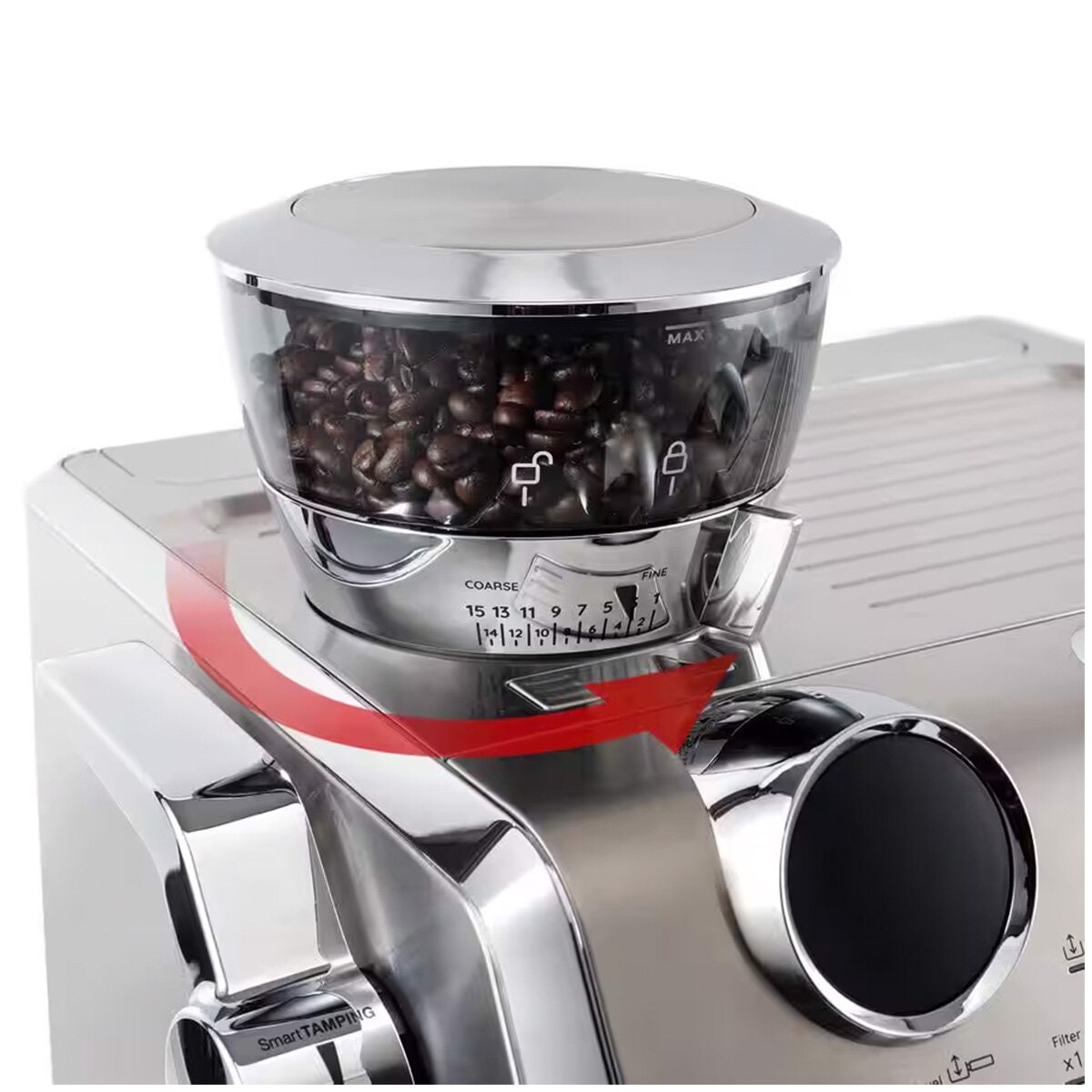 DeLonghi La Specialista Maestro Cold Brew Manual Espresso Machine - Silver - Bean Adapt - EC9885M