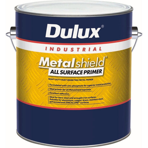 Dulux Metalshield All Surface Primer 4L Grey - Outdoor Metal Primer