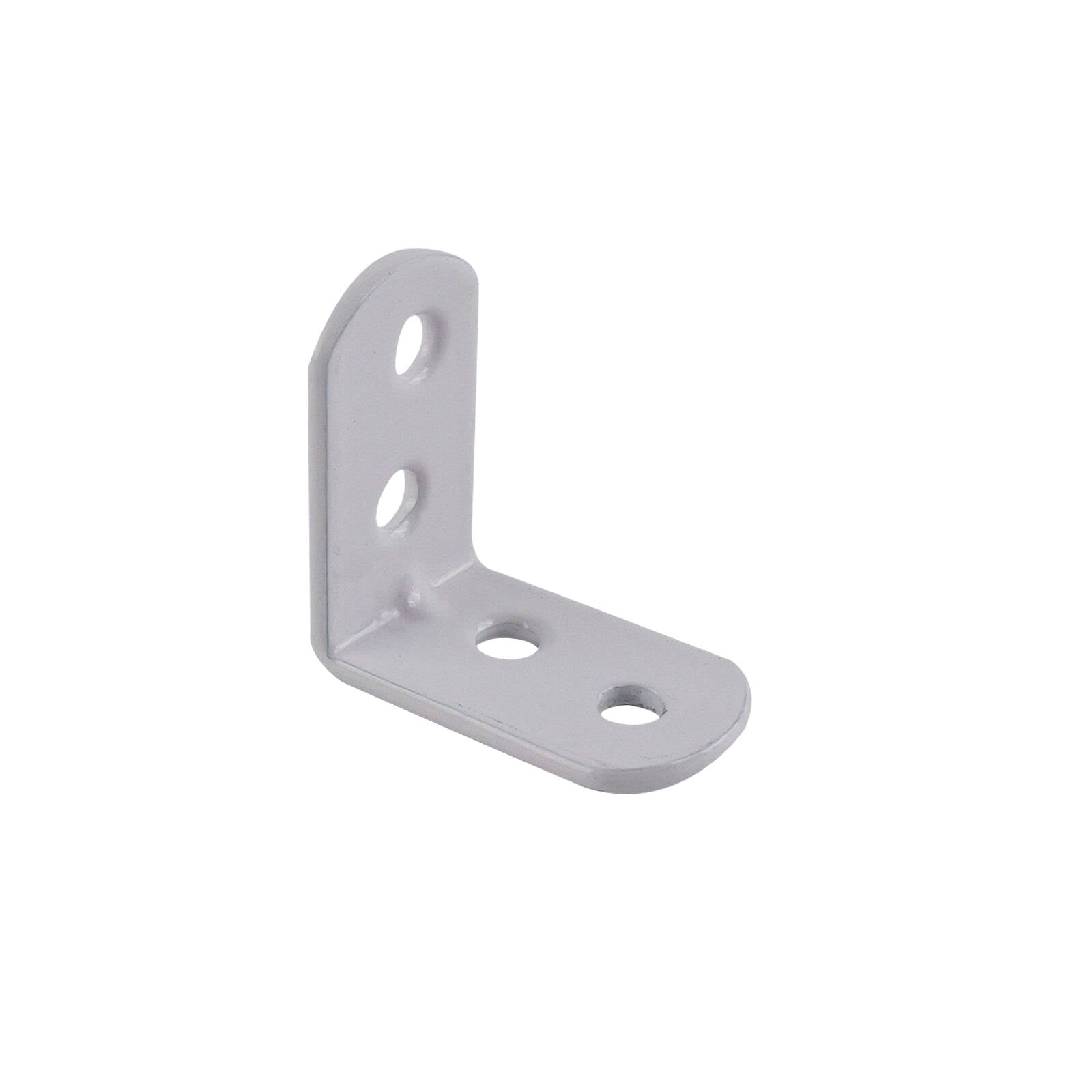 Carinya 30 x 30 x 17 x 1.8mm White Reinforcing Angle Bracket, 12 Pack