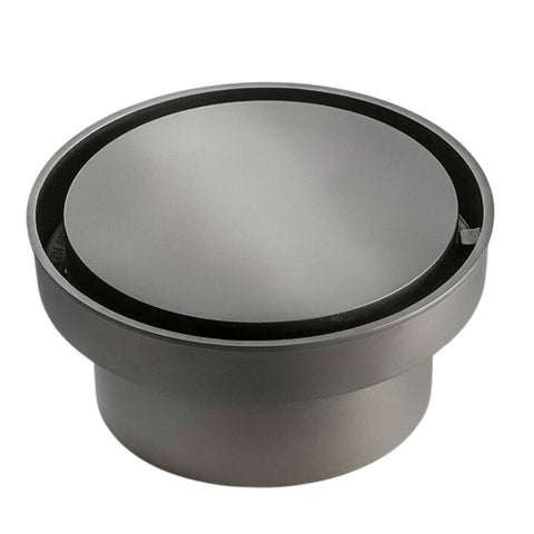 Rogerseller Round Floor Waste 115mm - Graphite Finish - 3806001105