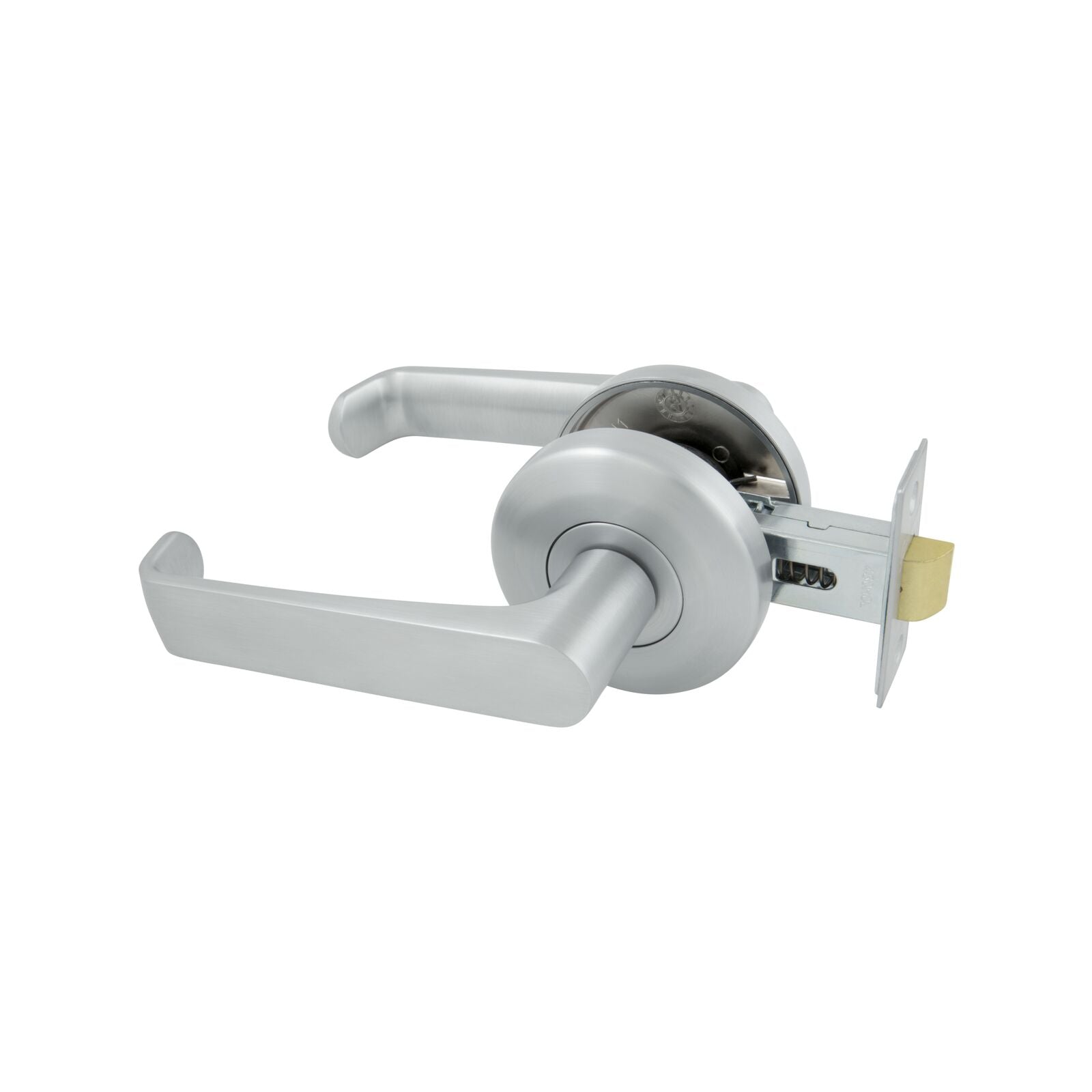 Gainsborough Neue Telo Brushed Satin Chrome Passage Lever Set