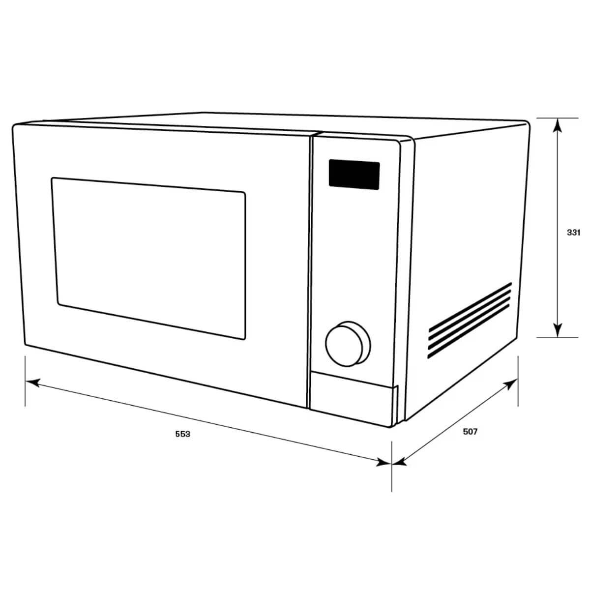Westinghouse 42L Freestanding Convection Microwave Oven - Dark Grey - Air Fry - Inverter - WMC4207GA