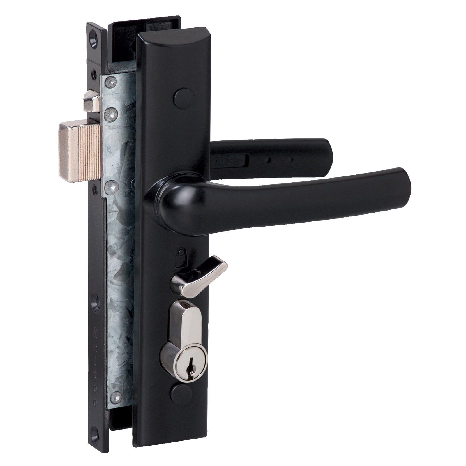 Yale Quattro Hinged Screen Security Door Lock Black