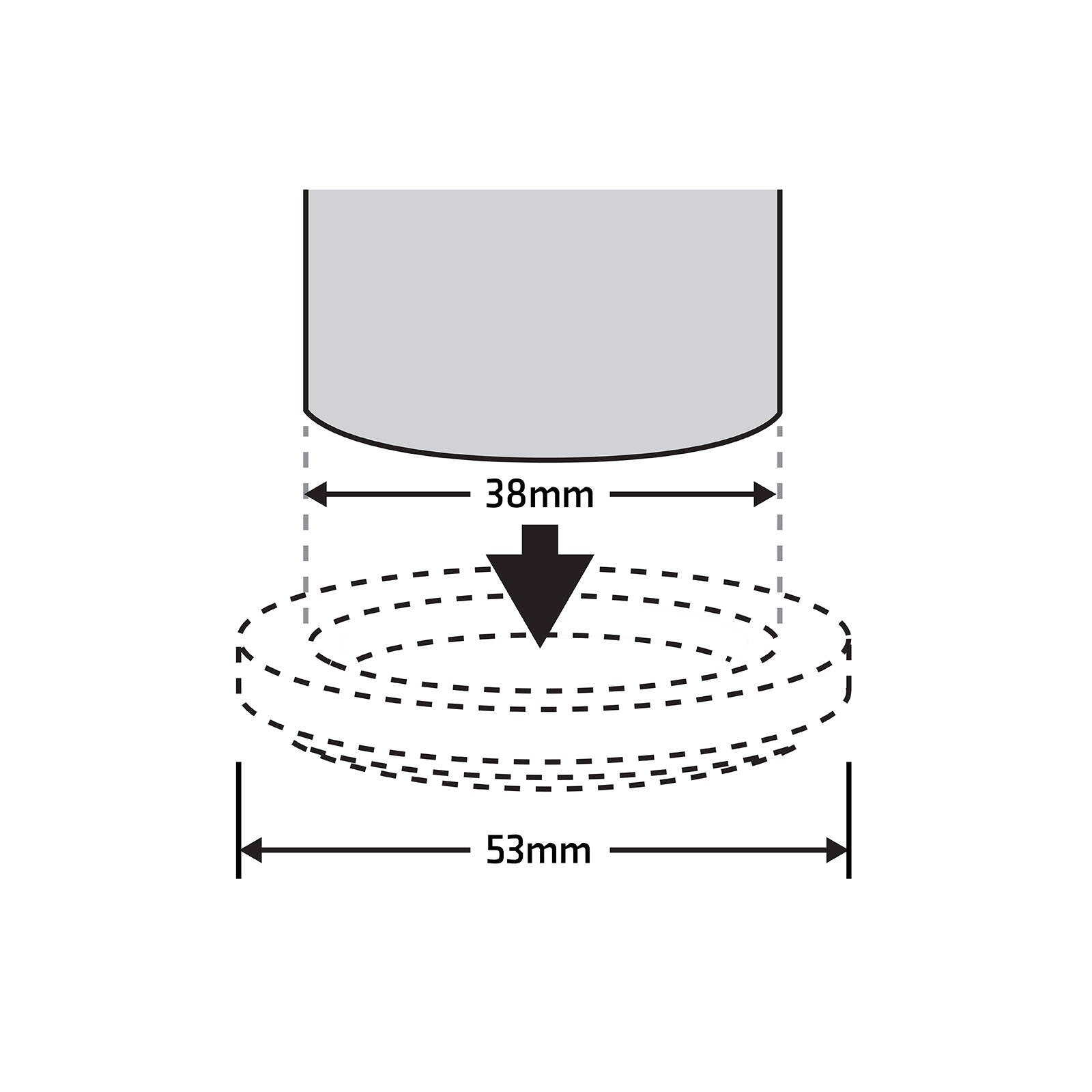 Surface Gard 38mm Carpet Castor Cup 4 Pack - Brown