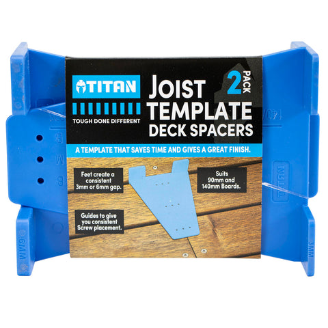 Titan Decking and Joist Template Spacer Reversible 3mm/6mm - 2 Pack