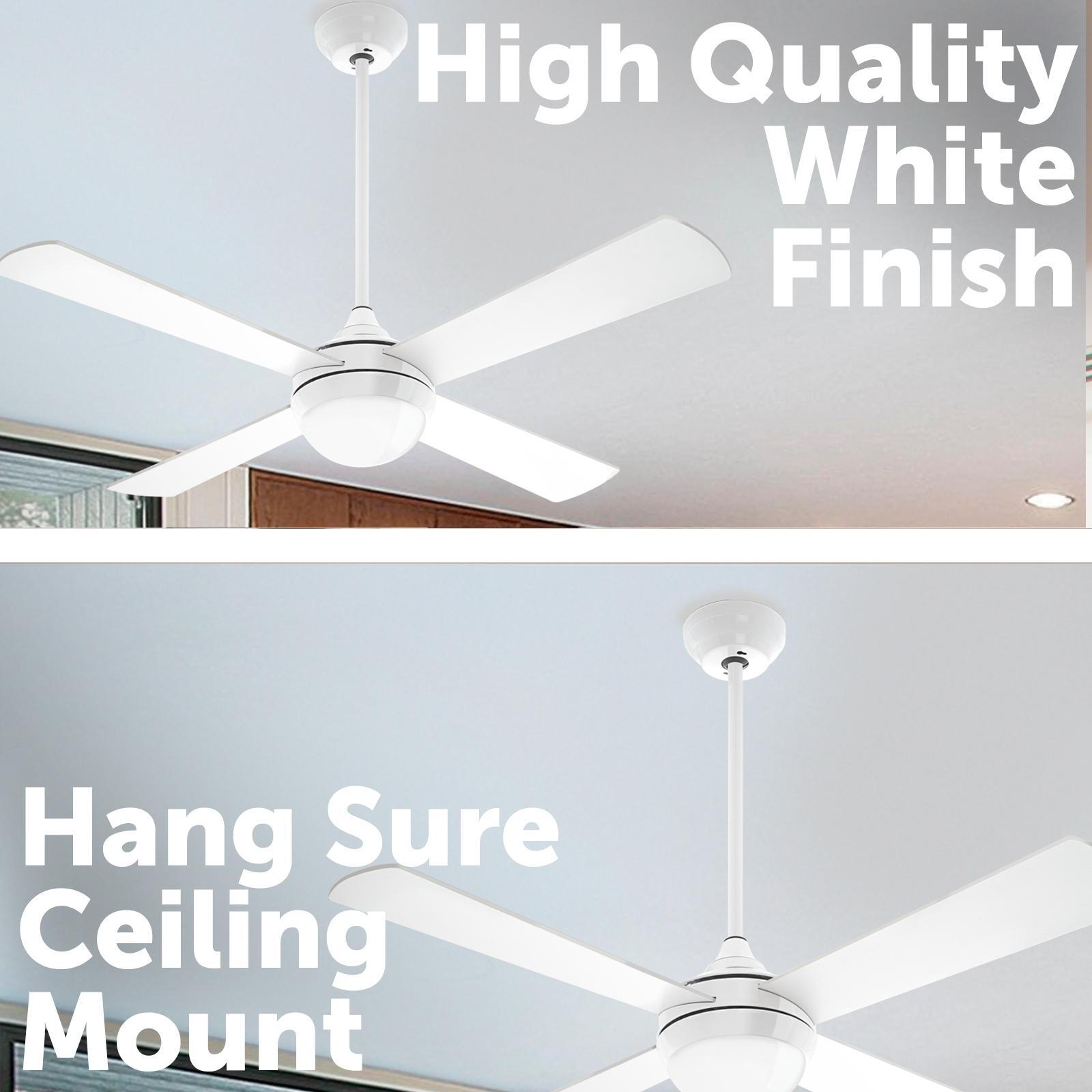 Arlec 900mm White Steel Ceiling Fan Accessory Rod CDR90W