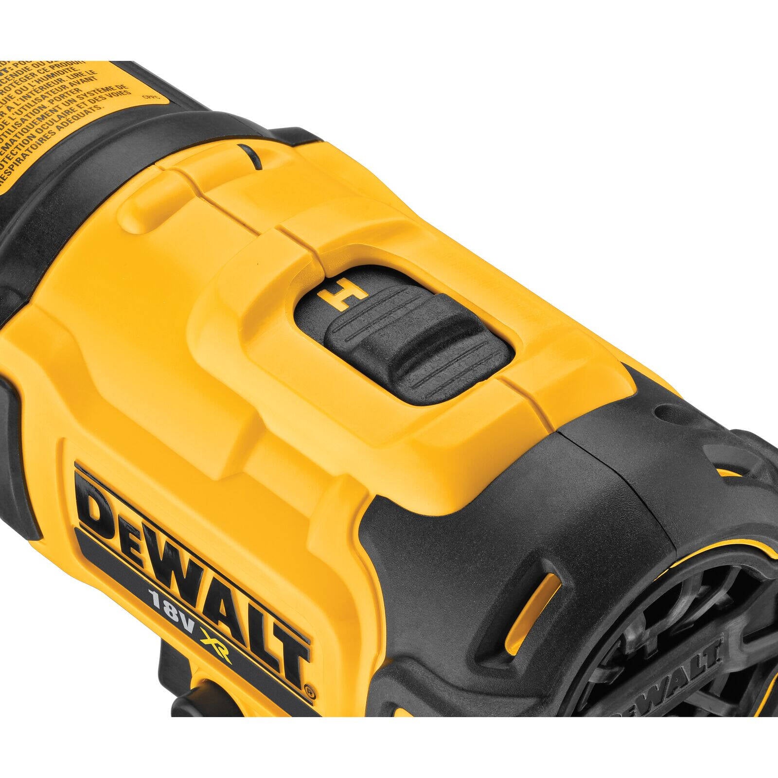 DeWALT 18V XR Li-Ion Cordless Heat Gun Skin Only DCE530N-XJ