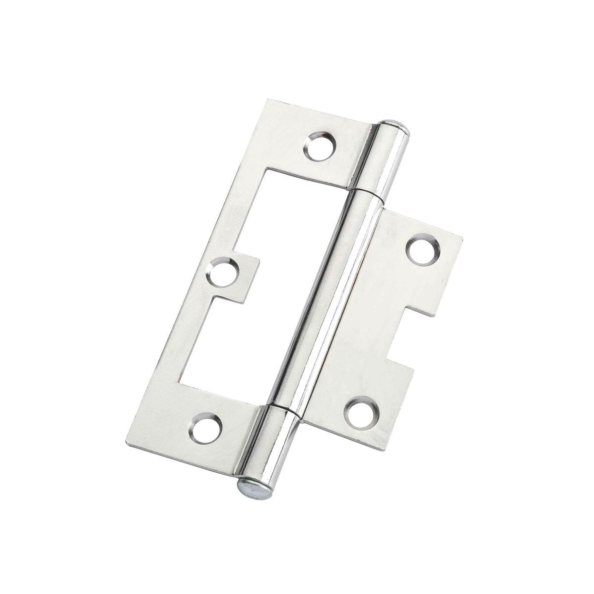 Lane 90mm Polished Chrome Fixed Pin Hinge 20 Pack Easy Fit - SuperSaverAU - view 1