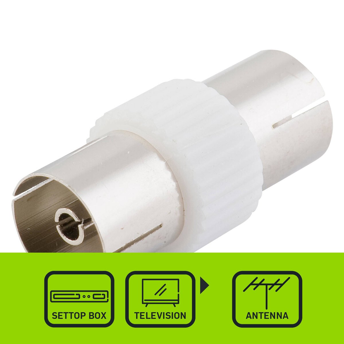 Antsig TV Joiner Female to Female Adaptor