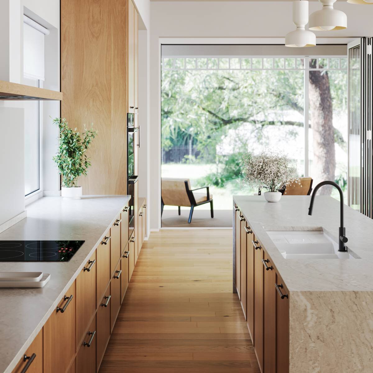 Turner Hastings Cuisine Double Bowl Fireclay Sink - Left Hand Drainer, Gloss White - CUD116FS-LHD
