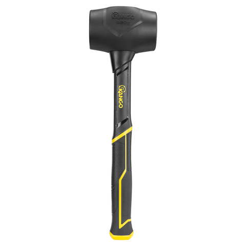 Kango 680g Black Rubber Mallet - High Density Rubber - Durable Design - Black - SuperSaverAU - view 1